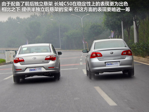 無增壓不暢快 長城C50對比一汽大眾寶來