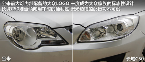 無(wú)增壓不暢快 長(zhǎng)城C50對(duì)比一汽大眾寶來(lái)