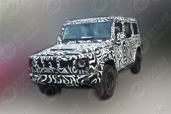 北汽B80諜照曝光 外觀效仿奔馳G-Class