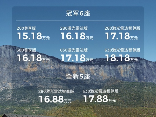 2026款零跑C16上市 售價15.18-18.18萬